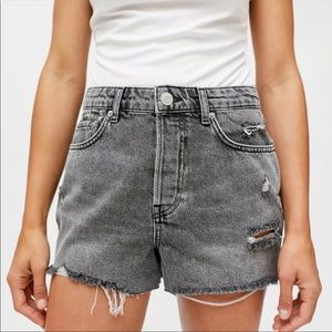 Brand new urban outfitters denim black shorts size 25 with tags
